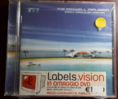 MAXWELL IMPLOSION : SMALL CIRCLE OF FRIENDS* CD +DVD LTD- NEW SEALED SIGILLATO