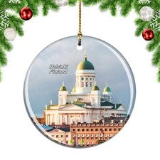 Finland Helsinki Cathedral Christmas ornament city travel souvenir