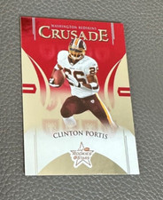 2004 Leaf Rookies and Stars Crusade Football Card #C6 Clinton Portis 066/250
