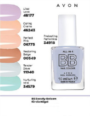Avon BB Beauty-Balsam für die Nägel Nagel Lack Farbe Nuturing mint Top Produkt