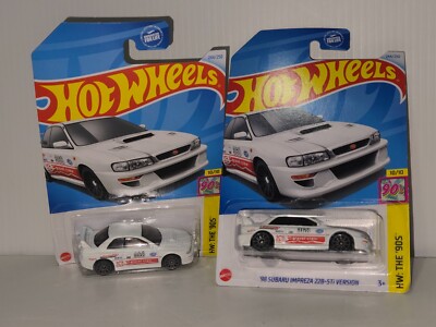 2024 Hot Wheels 98 Subaru Impreza 22B-Sti Version lot of 2 Case A
