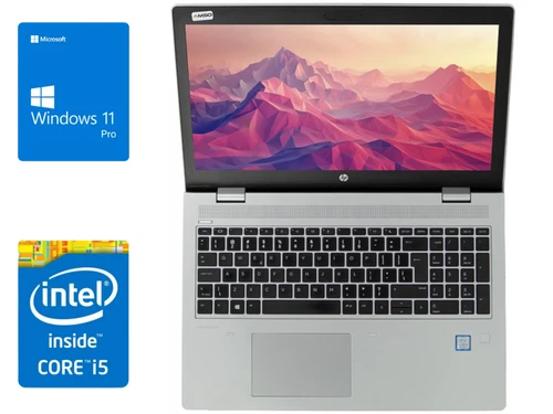 HP ProBook 650 G5 i5-8265U 8/16/32GB - 128/256/512/1024GB SSD FullHD Windows 11