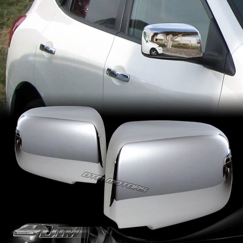 Chrome ABS Side Full Mirror Covers Cover Caps Trim For 2008-2013 Nissan Rogue