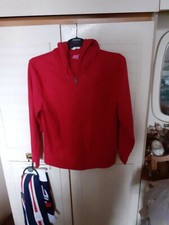 Women's LA Gear Hooded Tracksuit Top, Red, Size 12