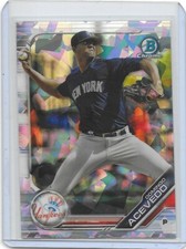 2019 Bowman Chrome Draft Sapphire #BDC102 Domingo Acevedo New York Yankees
