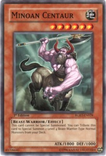 Yu-Gi-Oh! - Minoan Centaur (RGBT-EN028) - Raging Battle - 1st Edition