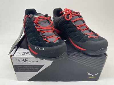Neu Salewa Herren MTN Trainer UK 8 Mountain Trekking Schuh Black Out Bergot Wandern