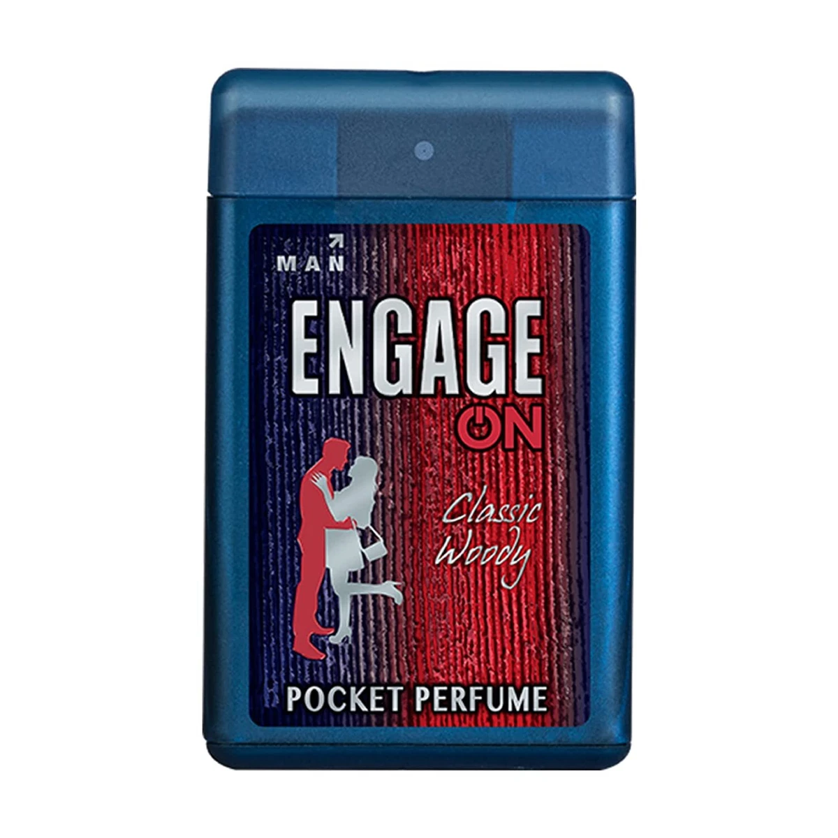 Engage ON Classic Woody Pocket Perfume For Men 18 ml Free Shipping Pack of 2