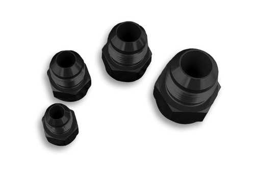 Réducteur De Tuyau En Alliage D'aluminium Noir Droit AN10 Femelle