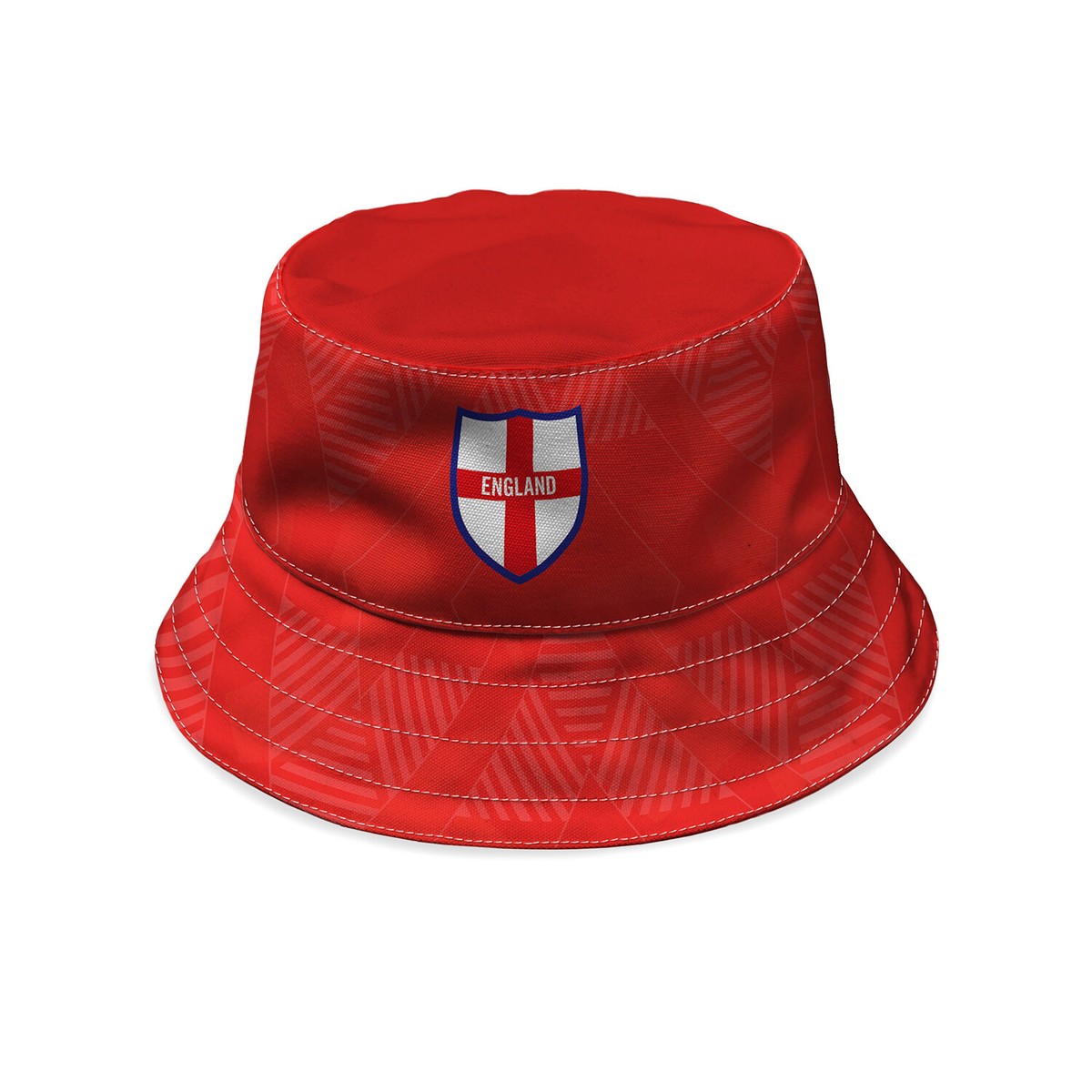 Smiffys Jaren 90 Red Bont Bucket Hat, 1990's Fancy Dress, Jaren 90