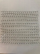 Vintage Strands Of Crystal  Chandelier  Prisms 18 Crystals per Strand