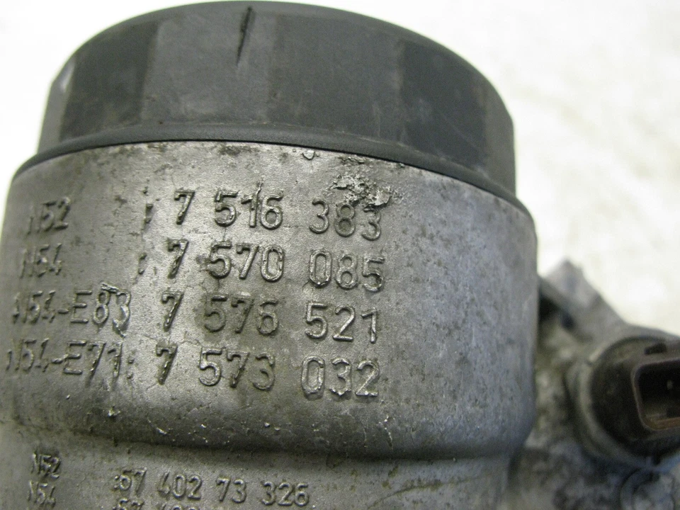 05-12 BMW N52 N54 CARCASA FILTRO ACEITE MOTOR X5 X3 328i 335i 535i E90 E60 030822 Foto 4 de 4