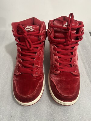 Nike Dunk High Velvet 10.5 M 2016 No Box