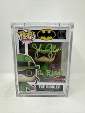 7BAP John Glover Firmado The Riddler Funko Pop (Voz de Serie Animada) 469