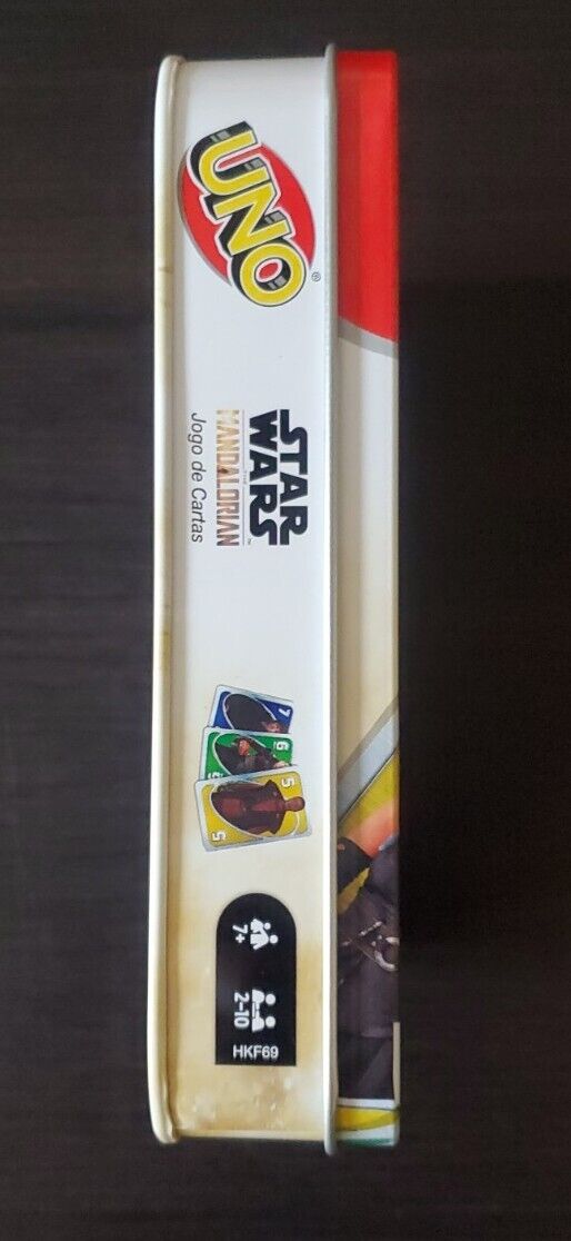 Uno Star Wars The Mandalorian Jogo De Cartas Original Mattel