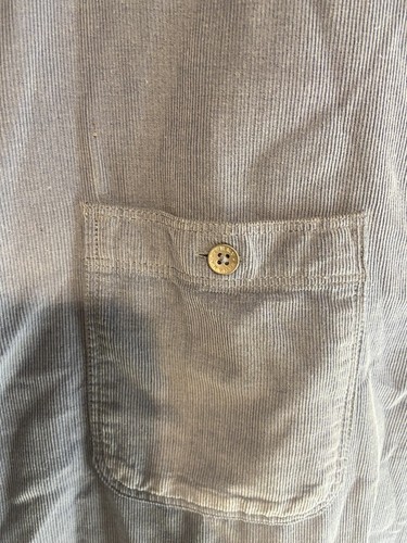 Herren Tommy Bahama Costal Cord Blau Cord Langarm Button Down - Größe L - Bild 6 von 15