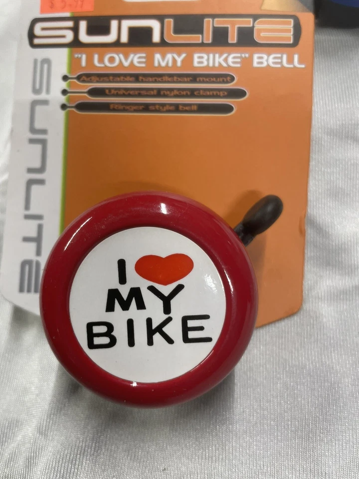 BELL Handlebar Sunlite I LOVE MY BIKE Blue, Black, Red - Image 4 of 4