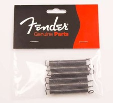 Genuine Fender Tremolo Tension Springs Black Plated Steel Pack of 6 001-8671-049