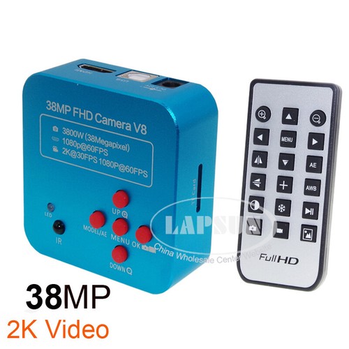 2K 38MP V8 1080P 60FPS HD HDMI USB Industrial Lab Microscope C-Mount Camera Lens - Picture 13 of 20