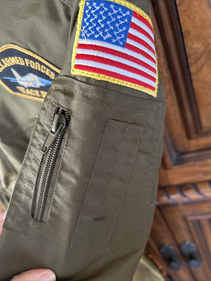 Top gun flight School Boys / Girls Costume Size 810 / Aeromax Get Real