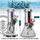 8" Super Heavy Thick Clear 50mm x 7mm Bong Heavy Beaker Hookah Water Pipe