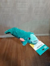 Zippy Paws Crusherz with Replaceable Plastic Squeaker Bottle Dog Toy - Otter 12”