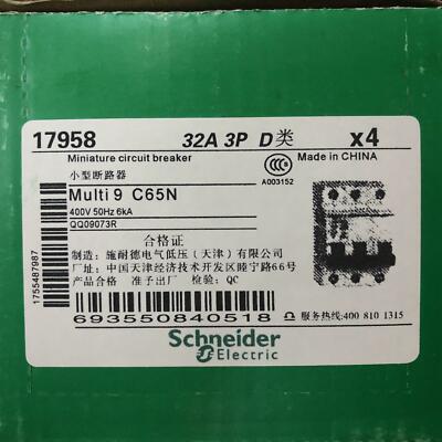 1PCS NEW C65N 3P D32 breaker Schneider | eBay