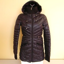 Celsius Premium Women's 4-way Quilted Hooded Jacket/puffer Size S Black