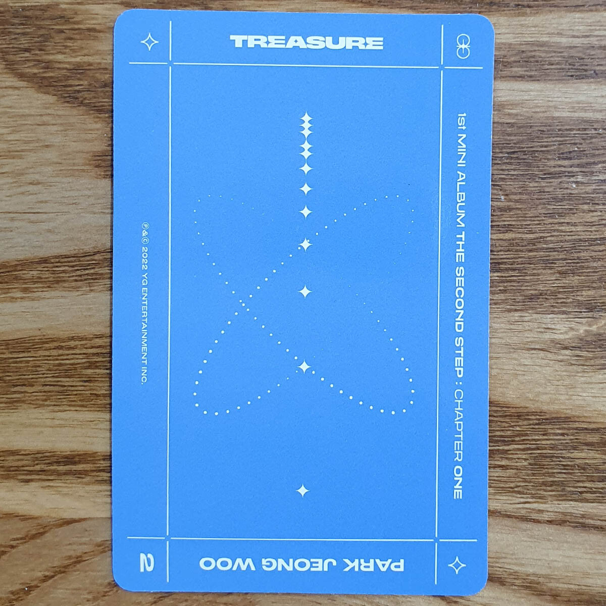 Park Jeong Woo Official Photocard Treasure The 2nd Step Chapter