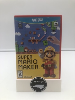 Super Mario Maker (Nintendo Wii U, 2015) w/Inserts - Tested - Mint Disc