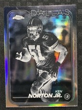 2024 Topps Chrome Ken Norton Jr. Negative Refractor SSP Dallas Cowboys