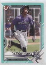 2021 Bowman Draft Aqua 118/199 Julio Carreras #BD-30 7u5
