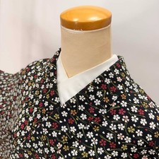 Japanese Kimono Komon for summer cool hitoe Polyester Free Shipping M size 5326