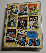 6 PAK HIT PAK COMMODORE C64/128 JET SET WILLY 2 ANTIRIAD 1942 SCOOBY DOO