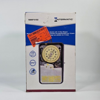 Intermatic R8806P101D82 24-Hour 14-Day Skipper Irrigation Time Switch 208/277V