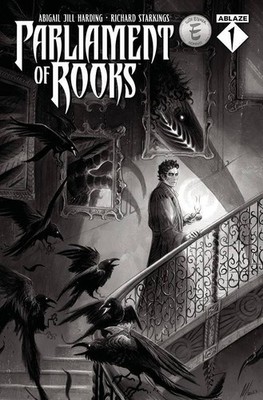PARLIAMENT OF ROOKS #1 VARIANT CVR B ABIGAIL JILL HARDING B&W ABLAZE PUBLISHING