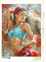 Calvendo Puzzle Circus Girls - Pin-Up Style | 1000 Pieces, Finished Size 25.2 ×