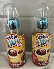 Set of Two Little Live Pets "Lil' Ladybug & Baby" Blue 2016  Ages 5+
