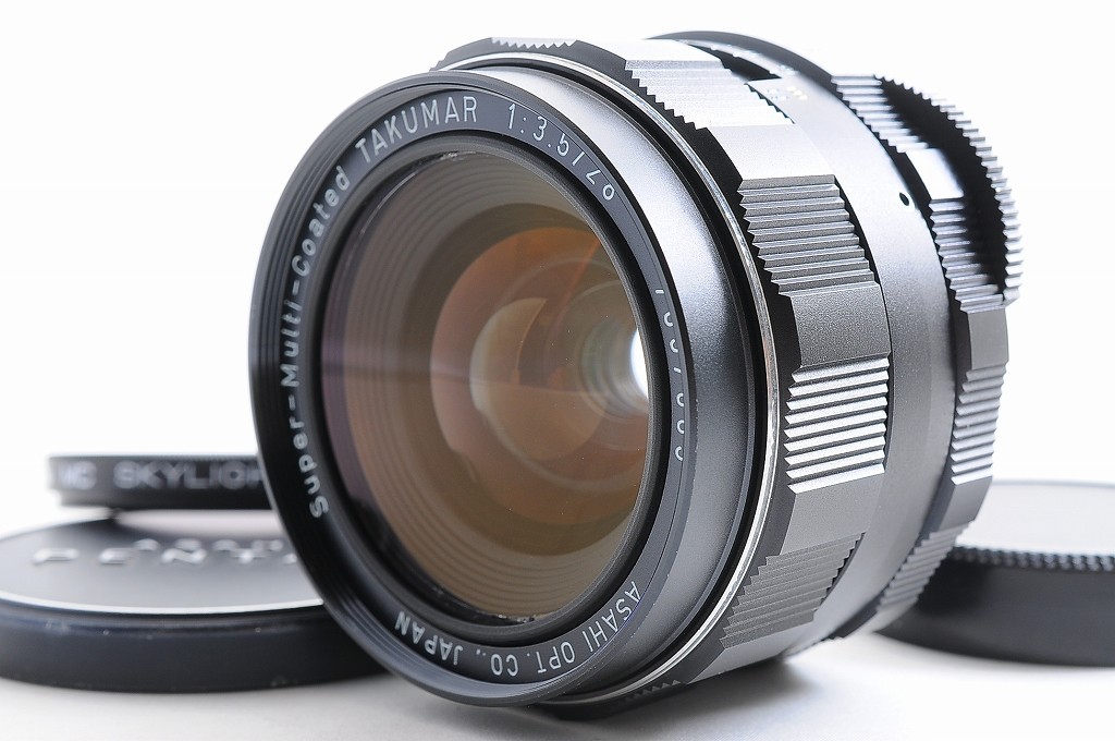 Pentax Super-Multi-Coated Takumar 28mm F3.5 MF Lens w/Filter TOP