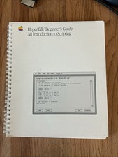 VINTAGE APPLE MACINTOSH HYPERTALK BEGINNER  S GUIDE 030-1639-A
