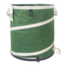 16 Gal 16x19" Collapsible PopUp Trash Can Hard Shell Bottom Yard Bag