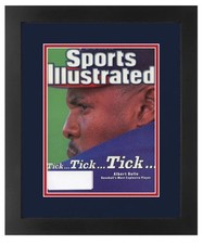 Albert Belle Indians Sports Illustrated Magazine 1996 Origin. Issue Framed 14x17