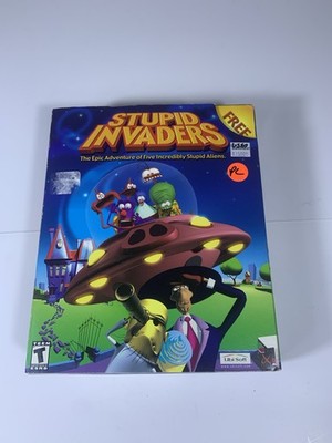 Ubi Soft Stupid Invaders Adventure PC Game 4 CD Set Windows English