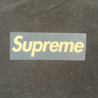 Supreme Black New York Yankees Box Logo Tee - Medium | eBay