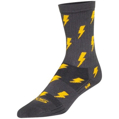 SockGuy SGX Lit Socks - 6 inch, Gray, Large/X-Large X6LITGRAY L
