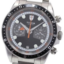 TUDOR Heritage Chrono 70330 Date Black / Grey Dial Automatic Men