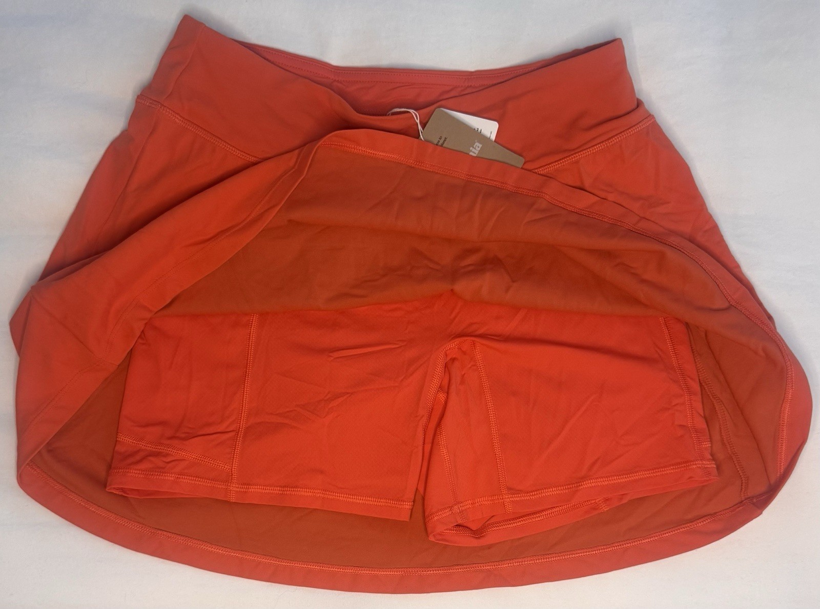 Patagonia Women's Maipo Skort Pimento Red Med Outdoor Liner Free Shipping A35 thumbnail 2
