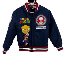 Nintendo Super Mario brother bomber jacket boys size 4/5