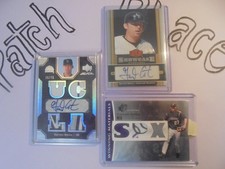 07 Garrett Atkins dual jerey dual patch auto#77, 08 dual patch, 06 auto #35