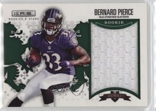 2012 Rookies & Stars Rookie Crusade Green Materials 54/99 Bernard Pierce #28 qp4